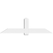 Ekena Millwork Eugene Architectural Grade PVC Gable Bracket, 72"W x 21"H x 6"D x 6"F, 7/12 Pitch GBP072X21X0606EUG00 - alternate 4